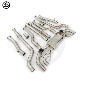 CSZ para BMW <span class=keywords><strong>M550i</strong></span> G30/G31 N63 4.4TT V8 Tubo de bajada Silenciador con válvula Eje trasero Catback Sistema de escape completo - Product Image 5