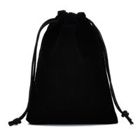 Vente en gros de pochettes d'emballage pour bijoux en velours doux OEM 7*9cm, sac de rangement pour lunettes de téléphone portable avec cordon de serrage et logo