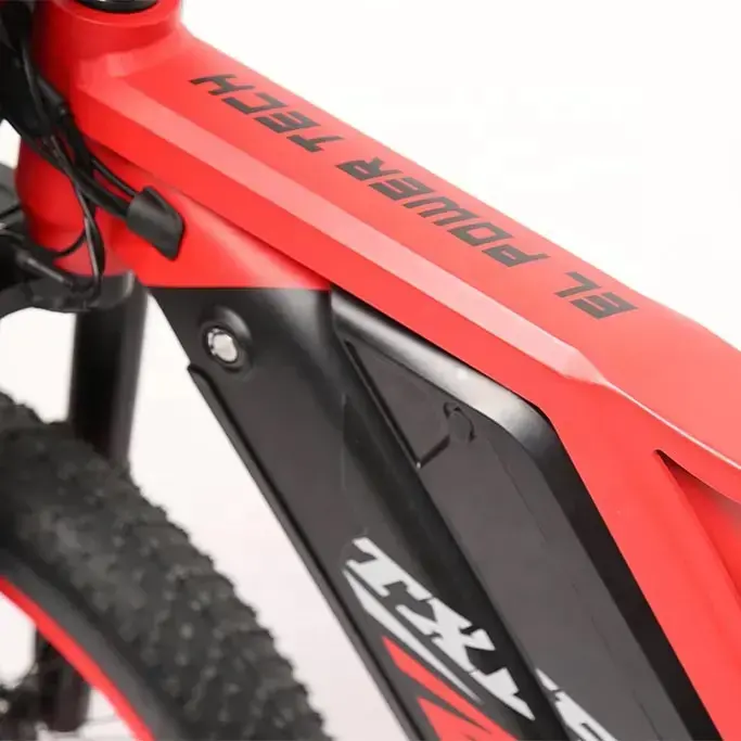 TXED 새로운 패션 26 인치 서스펜션 전기 먼지 자전거 성인 오프로드 오토바이