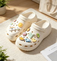 Breloques de chaussures 3D en PVC personnalisées HS Brand, décorations amovibles DIY pour sabots et sandales