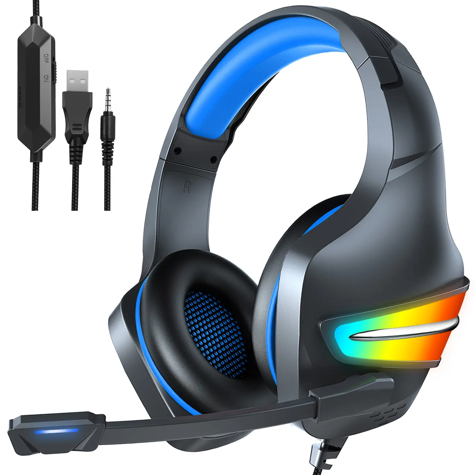 New J6 Noise Reduction Usb Wired Business Headset With Mic High-end Call Center Headphone For Computer