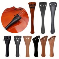 OEM Wholesale 10 Styles 4/4 Cello Violin Tailpiece Ebony Carbon Fiber Alloy Wood Types with Fine Tuners