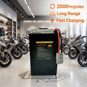 Batterie au lithium semi-solide 72V 75Ah 2-5KW 48V-96V pour moto électrique, pack de batteries 2000 cycles ETOP/OEM - Product Image 1