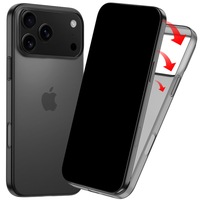 Étui de téléphone minimaliste pour iPhone 18, étui de téléphone en plastique léger PP pour iPhone 17 Air 16 Pro, étui fin noir mince