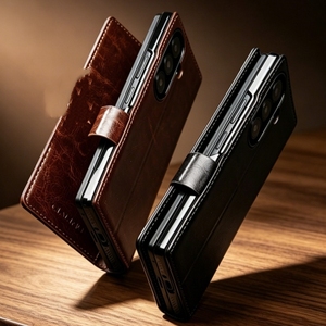 HD for Samsung Zfold8 Ultra Phone Case Foldable <b>Screen</b> <b>Cover</b> Flip Leather Full-Body Shockproof Magnetic Wallet Handcrafted Case - Product Image 6