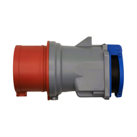 Adaptateur d'alimentation ZNPON 16A 380V 5 broches IP44 CEE vers prise Schuko 16A 230V IP54 pour chantier, camping, atelier