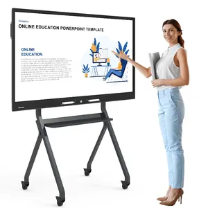 Interactive Whiteboard 86 Inches HUSHIDA 86 Inch Interactive Whiteboard Touch Monitor Smart Whiteboard