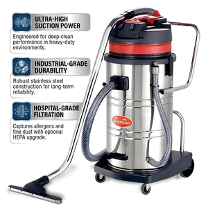 Aspirapolvere Industriale Senza Fili Baichao CB-80 PP in Acciaio Inox con Filtro Hepa per Pulizia a Secco e Umido - Product Image 3