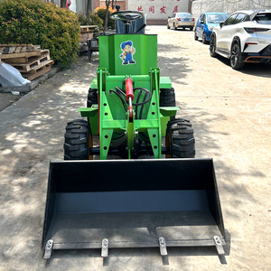 Mini 4 bánh xe 1ton 1.8ton 0.5ton giá rẻ lật 4WD trang trại Sử dụng đa chức năng điện <span class=keywords><strong>loader</strong></span> với CE giấy chứng nhận cho bán - Product Image 1