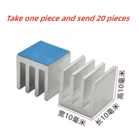 Motherboard Elektronik, Chip IC, Pendingin Memori MOS dengan Patch Konduktif Panas, Pendingin Aluminium dengan Perekat