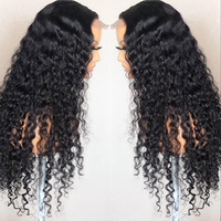 Peluca de Cabello Humano Virgen Vietnamita de 30-40 Pulgadas, 13x6, con Frente de Encaje HD Pre-Arrancado, 13x4, Transparente, Ondas Profundas