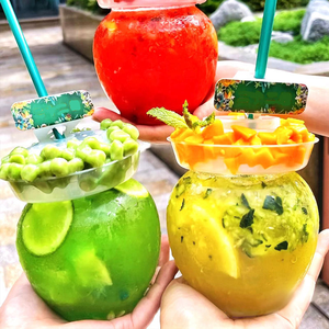 500ml Disposable PET <b>Plastic</b> <b>Cup</b> for Ice Cream Juice Mineral Water & Tea-Non-Toxic Customizable Color - Product Image 5