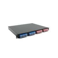 Wanbao ODF 1U Rack Mount 96 Core FTTH Fiber Optic Patch Panel avec Quatre Boîtiers Cassette MPO/MTP