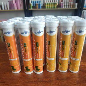Biochealth GMP rasa Halal oranye Vitamin C + Tablet Effervescent seng, membantu mendukung sistem imun Anda - Product Image 2
