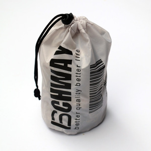 Bolsa con cordón de poliéster 210D de nailon personalizada para almacenamiento al aire libre con fondo redondo - Product Image 1