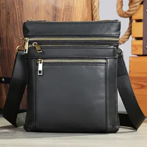 MARRANT Sac à bandoulière en cuir pour homme Bandoulière réglable Sac latéral en cuir véritable Sacs à bandoulière pour homme