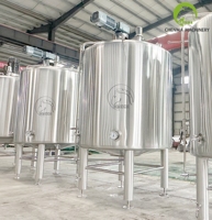 Cuve de stockage de gelée en acier inoxydable de 1000 L avec isolation par chemise chauffante et refroidissante et agitateur à cadre