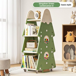 Étagère rotative de Noël pour jouets, organisateur de rangement, armoire en plastique pour enfants, meuble de salon, armoires pour bébés et enfants - Product Image 5