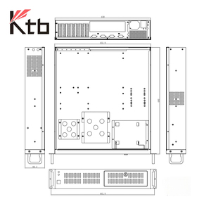 คอมพิวเตอร์อุตสาหกรรมแบบติดตั้งบนแร็ค ขนาด 19 นิ้ว 2U/4U รุ่น KTB IPC-2010 I3/I5/I7/I9 รองรับระบบปฏิบัติการ Win7/8/10/11 รับผลิตแบบ OEM/ODM - Product Image 2