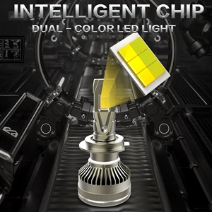 Lampadina LED per Fari Auto Chenlang 140W, Abbaglianti e Anabbaglianti H4 H7 9005 H13 H11 9006, Controllo App, 3000K-6000K - Product Image 3