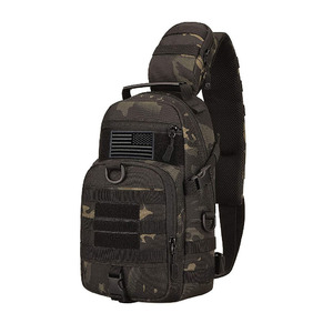 Sac à bandoulière tactique, sac messager de randonnée, sac à dos tactique en nylon, sac de poitrine pour la chasse et le trekking en extérieur, camouflage durable - Product Image 1
