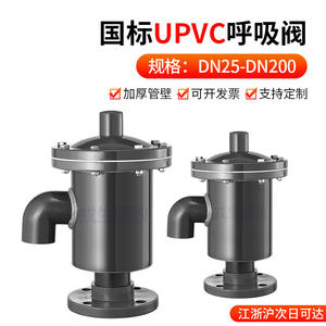 วาล์วระบายอากาศ HX UPVC วาล์วกันย้อนกลับ PVC-U ทนการกัดกร่อน สำหรับถังเก็บกรดไฮโดรคลอริก ทนกรดและด่าง - Product Image 3