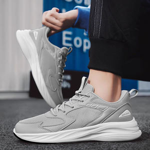 Zapatillas Deportivas Casuales de Verano para Hombre, de Color Sólido, con Amortiguación, Transpirables, Resistentes al Desgaste, con Forro de Malla, Cierre con Cordones - Product Image 6