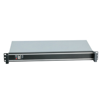 Boîtier de serveur 1U ultra-compact, châssis de pare-feu ROS, boîtier d'ordinateur industriel personnalisé pour le traitement