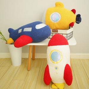 Jouets en <span class=keywords><strong>peluche</strong></span> créatifs E Creative Simulation Astronaut Spaceship <span class=keywords><strong>Rocket</strong></span> Submarine Planet, poupée en coton PP, 55 cm, cadeau unisexe pour enfants - Product Image 2
