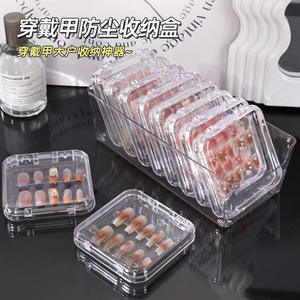Estuche de Exhibición de Joyería y Tarjetas de Identificación de Plástico Ecológico a Prueba de Polvo, Venta al por Mayor, Alta Transparencia, Almacenamiento de Arte de Uñas, Navidad, Año Nuevo - Product Image 5