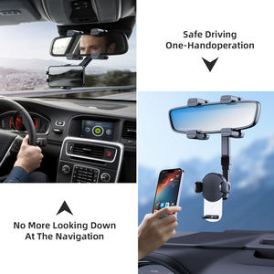 Universal <strong>Clip</strong> Cellphone Holder Rearview Auto <strong>Handy</strong> Halterung Rear View Mirror Phone Holder for Car Brackets for Mobile Phones - Product Image 3