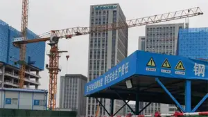 T6016-10 Tower Crane Construction China's Biggest Manufacturer Brand Building Material Shops Applicable Core Components Inclu