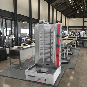 Máy nướng thịt xiên quay tự động 4 bếp bằng thép không gỉ dùng cho nhà hàng thương mại & sử dụng cá nhân - Product Image 3