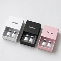Boîtes d'emballage personnalisées en gros pour flacons de peptides de 2 ml et 3 ml, boîtes en papier avec insert en plastique, impression de logo OEM ODM