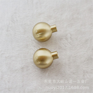 Solid Round <b>Copper</b> Cabinet <b>Knobs</b> 22x27mm Scandinavian Style Durable Furniture Handles - Product Image 2