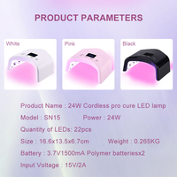 2024 prix compétitif vente en gros haute puissance 48w Rechargeable Mini UV LED lampe à ongles sèche Flash Machine OEM ODM personnalisé Portable
