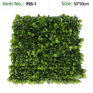 Panneaux muraux de plantes artificielles 50x50cm en gros pour aménagement paysager et terrasses, décor de jardin vertical - Product Image 3