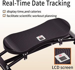 Planche d'exercice <span class=keywords><strong>cardio</strong></span> RS pour la taille, mini-entraîneur de fitness portable avec écran LCD, machine de ski d'équilibre corporel complet pour la maison et la salle de sport - Product Image 5