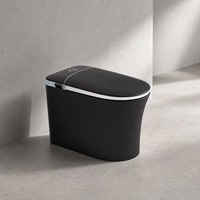 WC intelligent mural de fabrication OEM avec capteur radar, couvercle automatique, chasse d'eau au pied, siège chauffant, bidet intégré, en céramique allongée