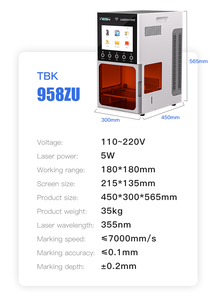 เครื่องแกะสลักเลเซอร์รุ่นใหม่ TBK 958ZU พร้อมระบบ AI อัจฉริยะสำหรับการถอดฝาหลังกระจกหน้าจอ LCD ของโทรศัพท์และ <span class=keywords><strong>iPad</strong></span> - Product Image 2