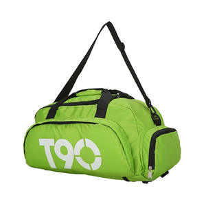 Sac de sport T90 personnalisé pas cher pour hommes, sac de voyage et de gym avec compartiment à chaussures, vente en gros - Product Image 3