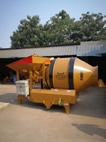 Bétonnière à tambour portable électrique/diesel 350L 500L haute efficacité pour chantiers de construction et projets de bâtiment
