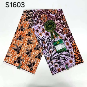 고품질 6야드 단위 아프리칸 왁스 원단 홀랜드 100% 순면 패션 드레스용 - Product Image 4