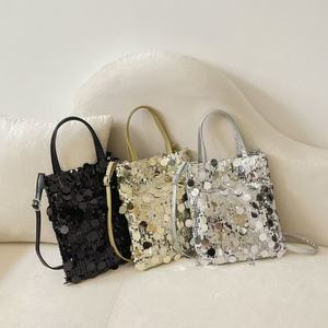 Nuevo Bolso de PVC de Moda para Mujer con Estampados de Animales y Lentejuelas Brillantes, Bolso de Hombro y Bandolera Tipo Cubo para el Verano - Product Image 1