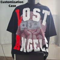 Camiseta Gráfica Extra Grande de Primera Calidad Personalizada, Camiseta de 270 g con Logotipo Personalizado, Fabricante de Camisetas para Hombre