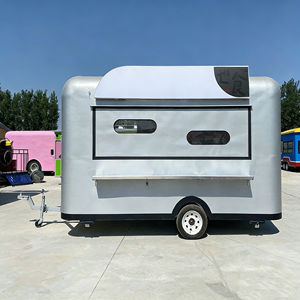 Chariot à café en acier inoxydable de qualité supérieure, remorque multifonctionnelle, garantie de 2 ans pour la vente de glaces, d'espresso/latte - Product Image 2