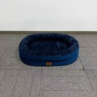 Lit pour chien ovale grand format, respirant, écologique, de haute qualité, lavable, imperméable, en mousse à mémoire de forme orthopédique, confortable pour chiens et chats