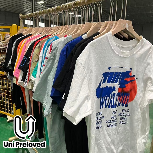 F4 Secondhand Branded Tshirt Wholesale Sports Brand Male Female Casual Short Sleeve Fashion High Quality Resale China 7-Day