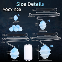 YOCY Fantasy Anal Plugs, plug anal en forme d'œuf avec chaîne de traction métallique, masseur de prostate, stimulation vaginale pour femmes, hommes et couples