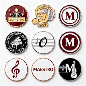 Marqueurs de balle de golf personnalisés avec <span class=keywords><strong>lettres</strong></span>, clips de chapeau pour marqueurs de balle de golf, marqueurs de balle de golf vierges en métal en gros - Product Image 3